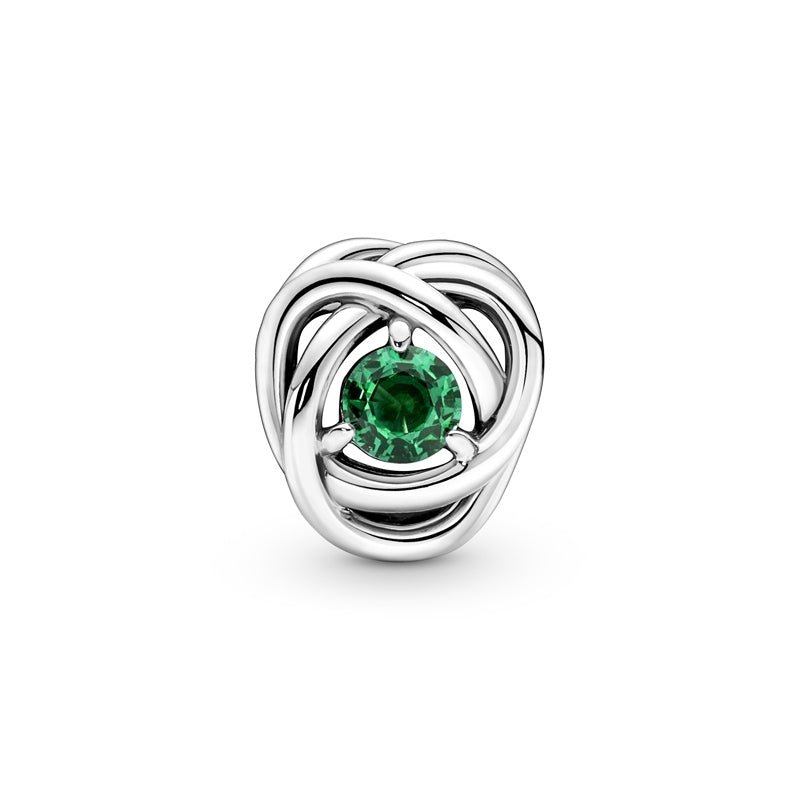 May Birthstone Eternity Circle Charm 790065C08