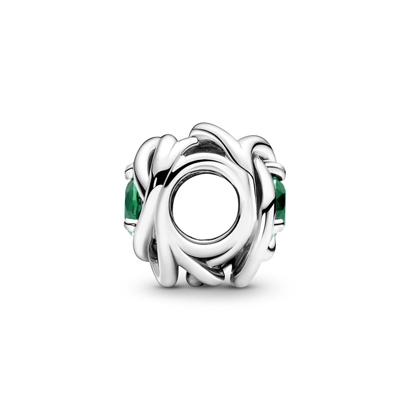 May Birthstone Eternity Circle Charm 790065C08