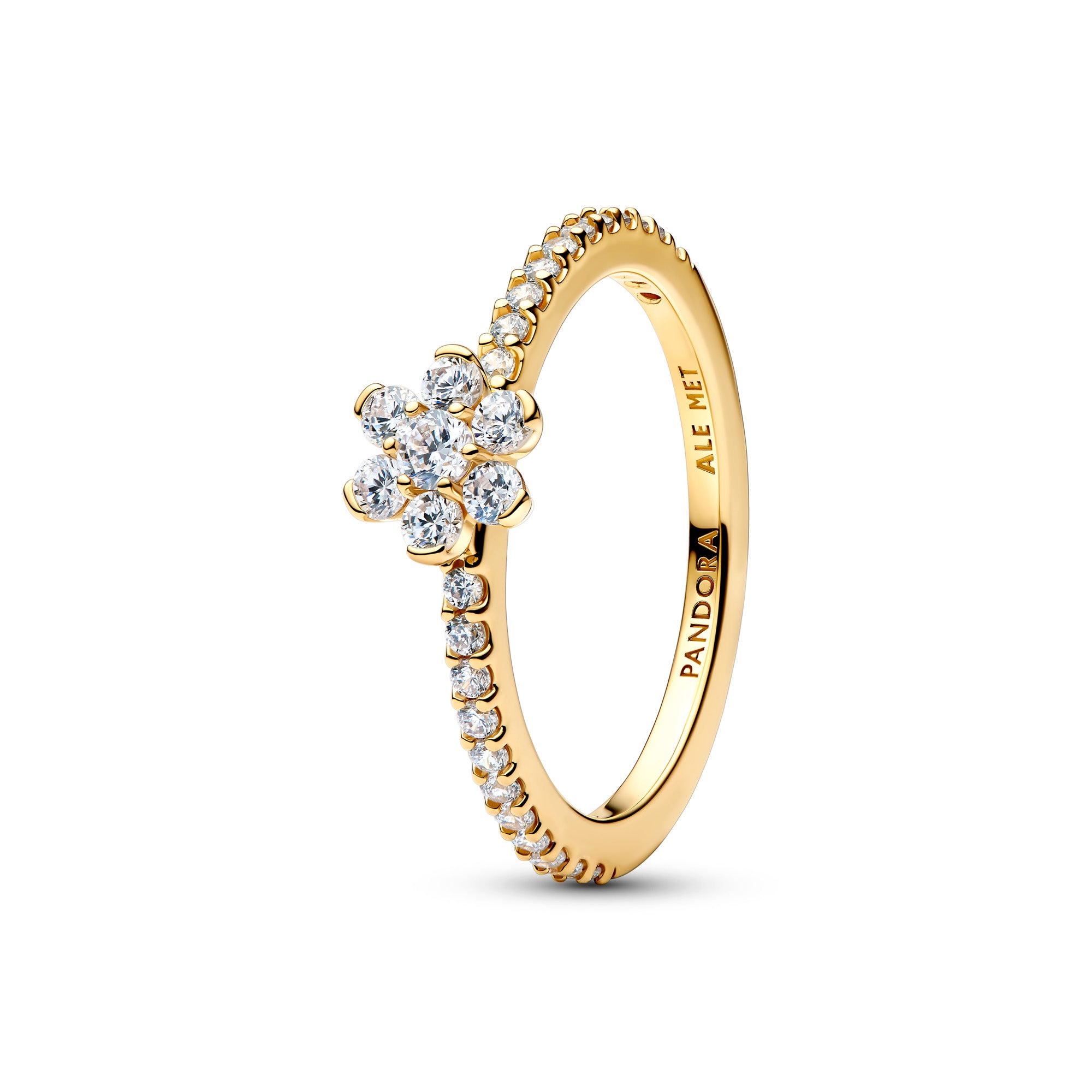 14k Gold-Plated Flower Ring