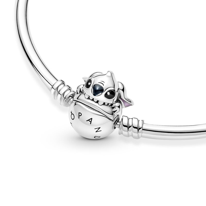 Moments Disney Stitch Biting Clasp Bangle 591683C01