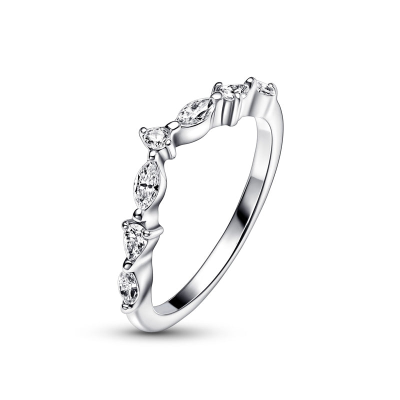 Timeless Wish Sparkling Alternating Ring 192390C01