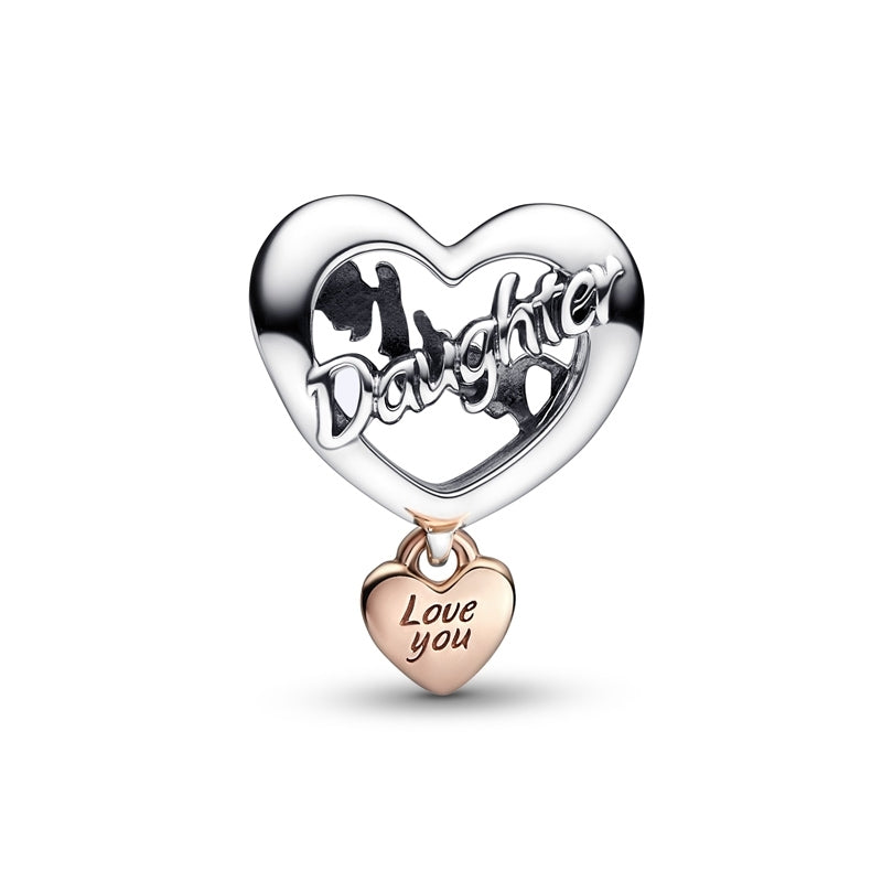 Love You Daughter Heart Charm 782327C00
