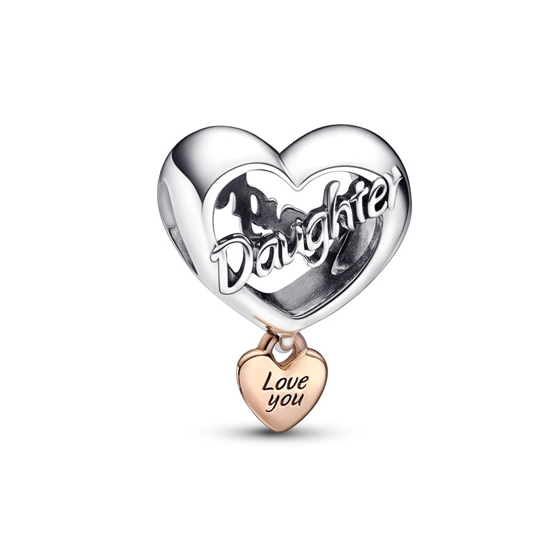 Love You Daughter Heart Charm 782327C00