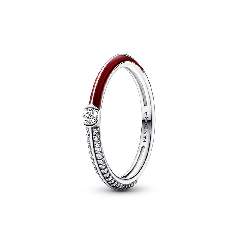 ME Pavé & Red Dual Ring