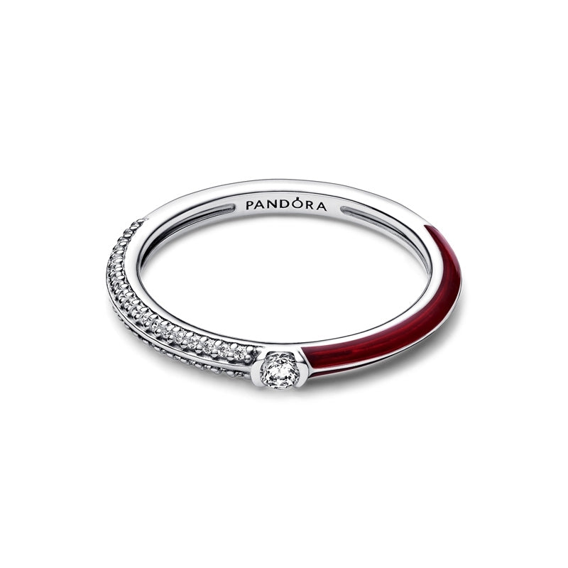 ME Pavé & Red Dual Ring