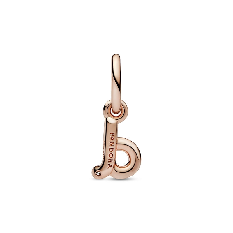 Letter d Script Alphabet Dangle Charm