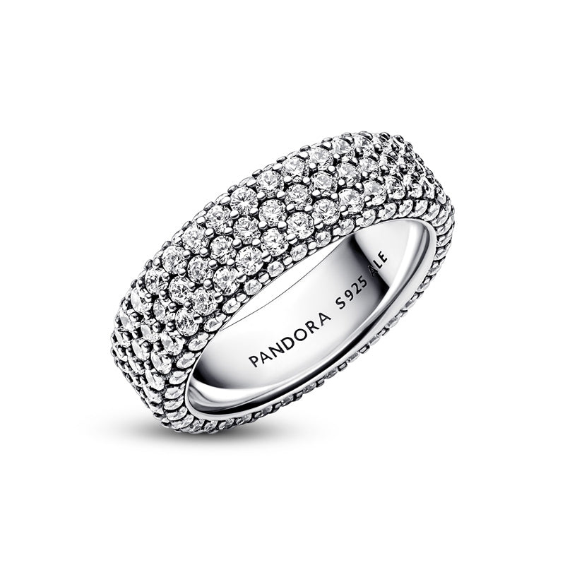 Timeless Pavé Triple-row Ring