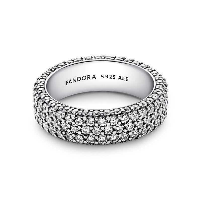 Timeless Pavé Triple-row Ring