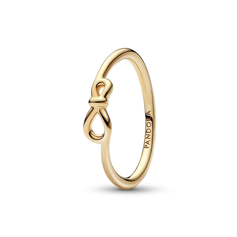 14k Gold-plated Infinity Knot Ring