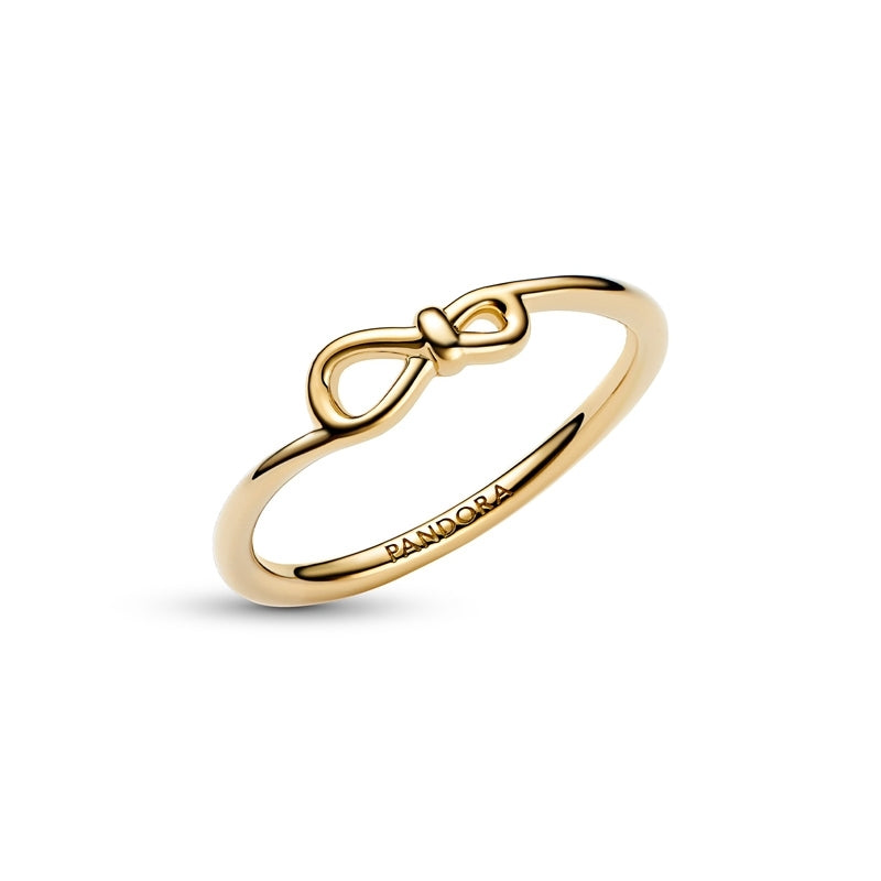 14k Gold-plated Infinity Knot Ring