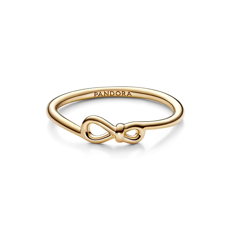 14k Gold-plated Infinity Knot Ring