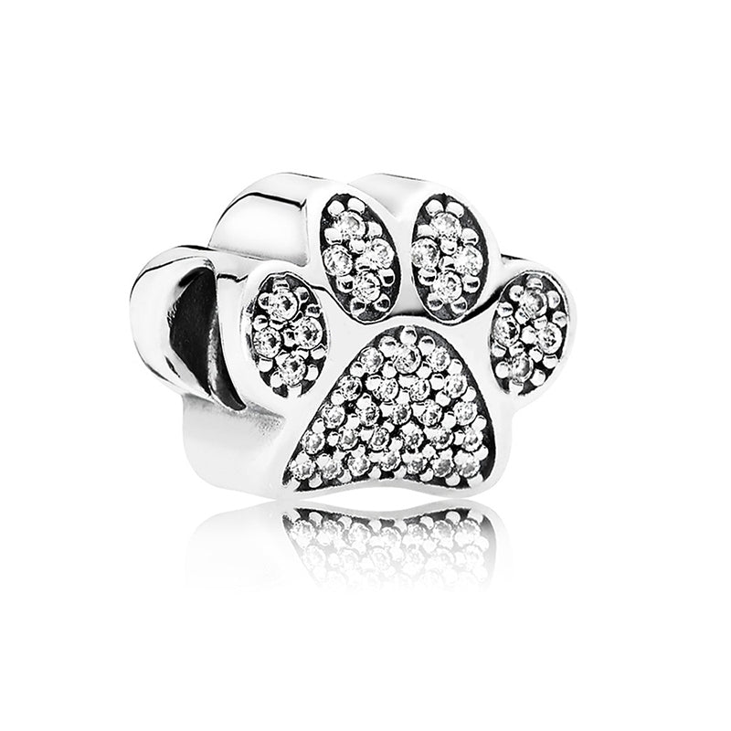 Paw Print Charm 791714CZ