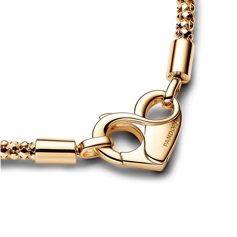 Moments 14k Gold-Plated Studded Chain Bracelet