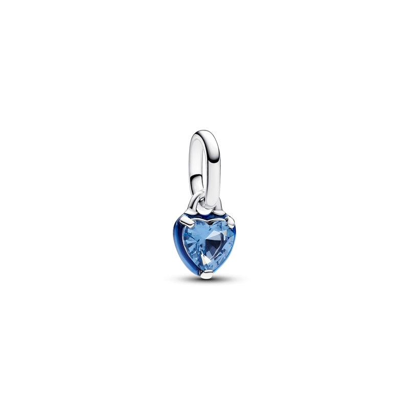 ME Blue Chakra Heart Mini Dangle Charm