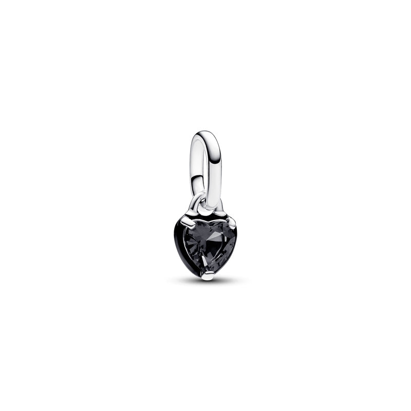 ME Black Chakra Heart Mini Dangle Charm