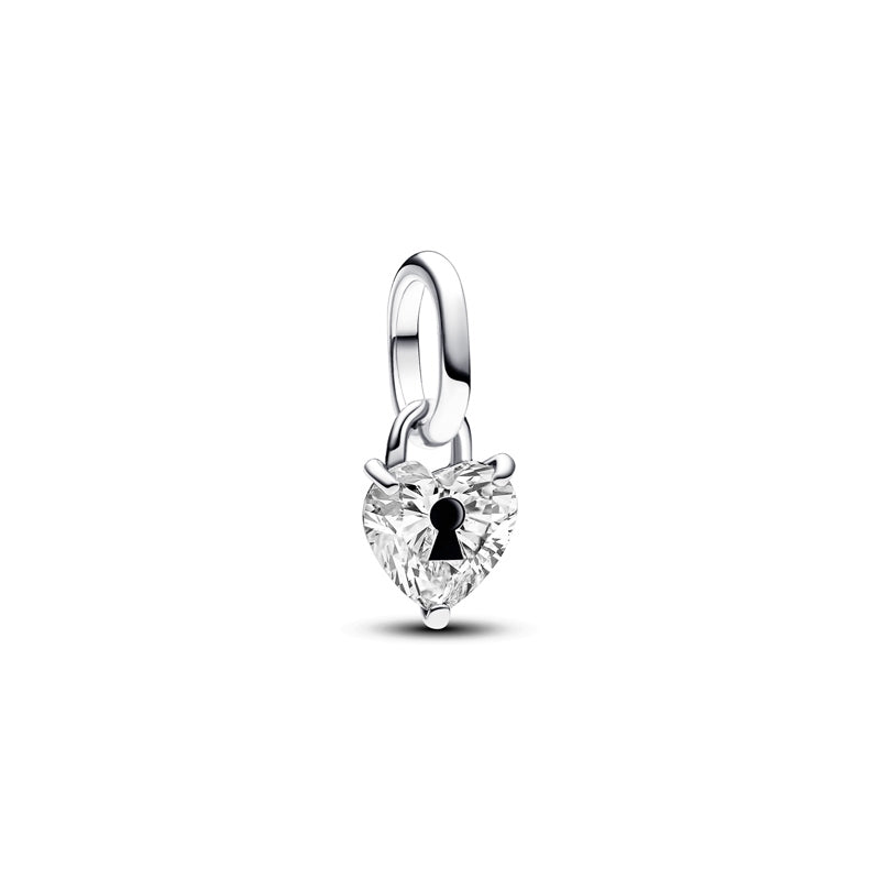 ME Keyhole Heart Mini Dangle Charm