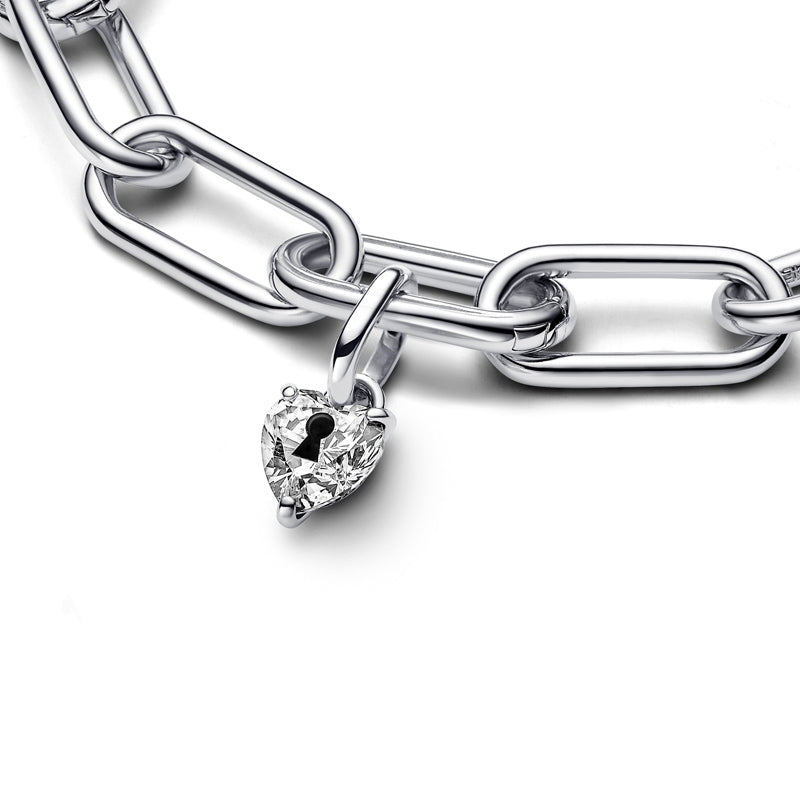 ME Keyhole Heart Mini Dangle Charm