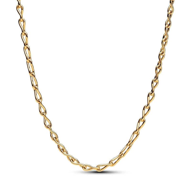 14k Gold-Plated Infinity Chain Necklace