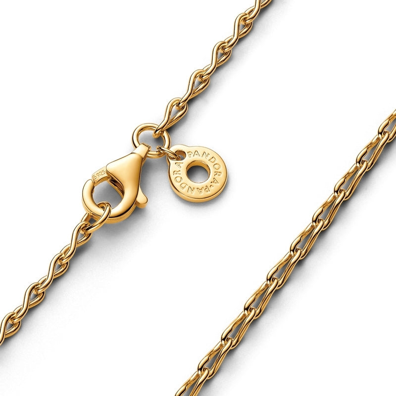 14k Gold-Plated Infinity Chain Necklace
