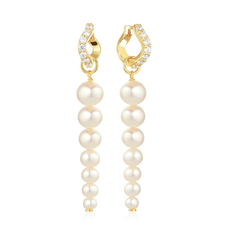 18k Gold-Plated Ponza Sette Earrings
