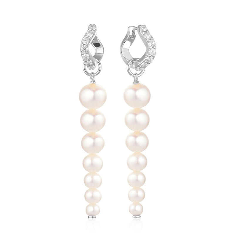 Sterling Silver Ponza Sette Earrings