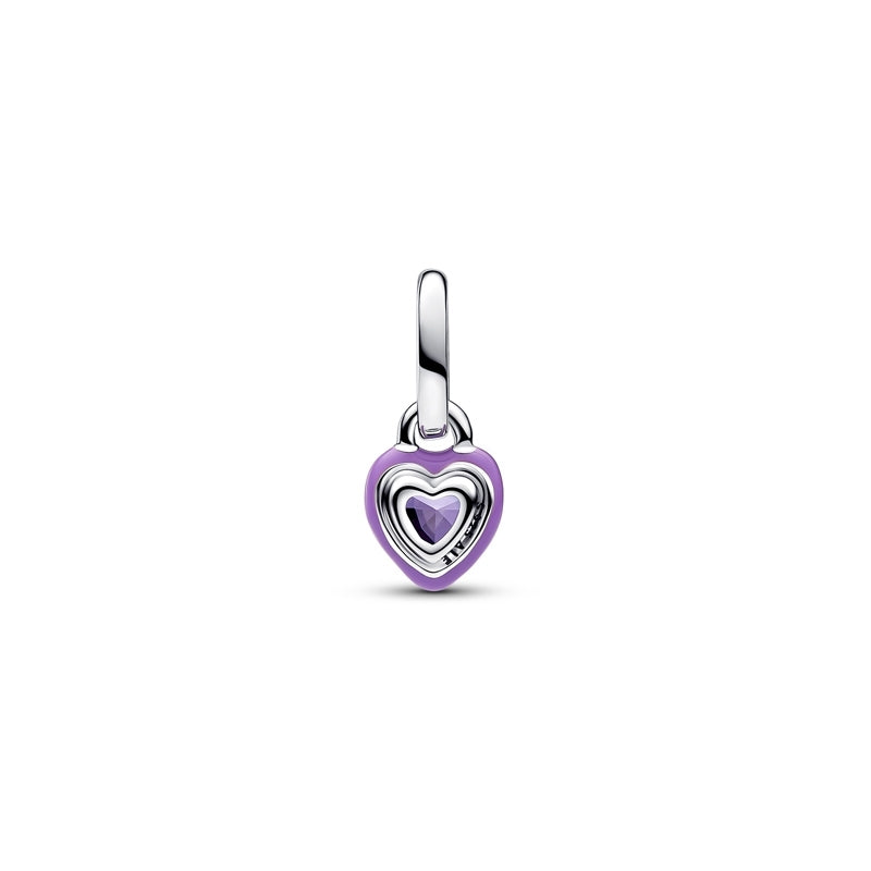ME Purple Chakra Heart Mini Dangle Charm
