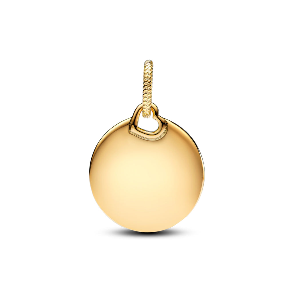 Engravable Round Tag Dangle Charm