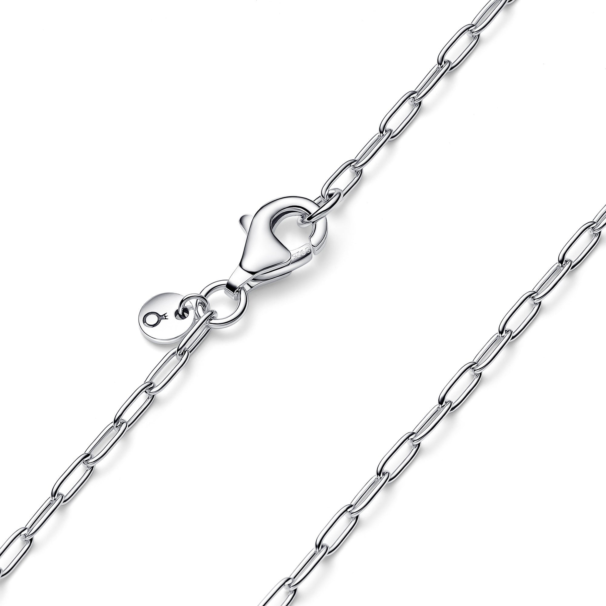 Elongated Link Chain Necklace