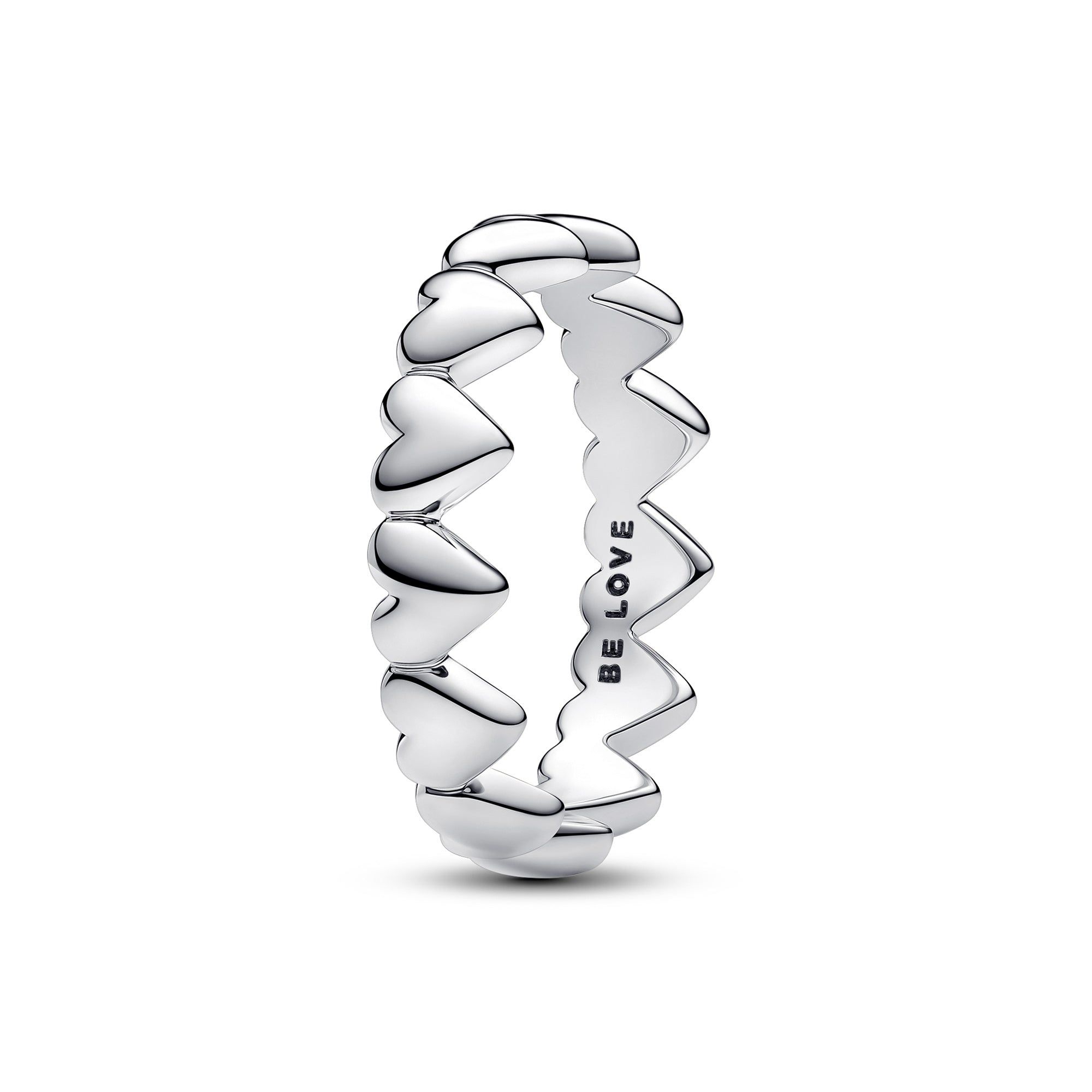 Row of Hearts Ring
