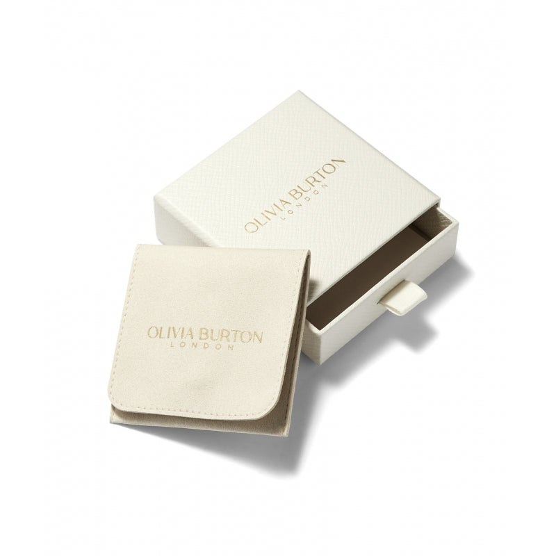 Lover's Knot Gold Tone Stud Earrings