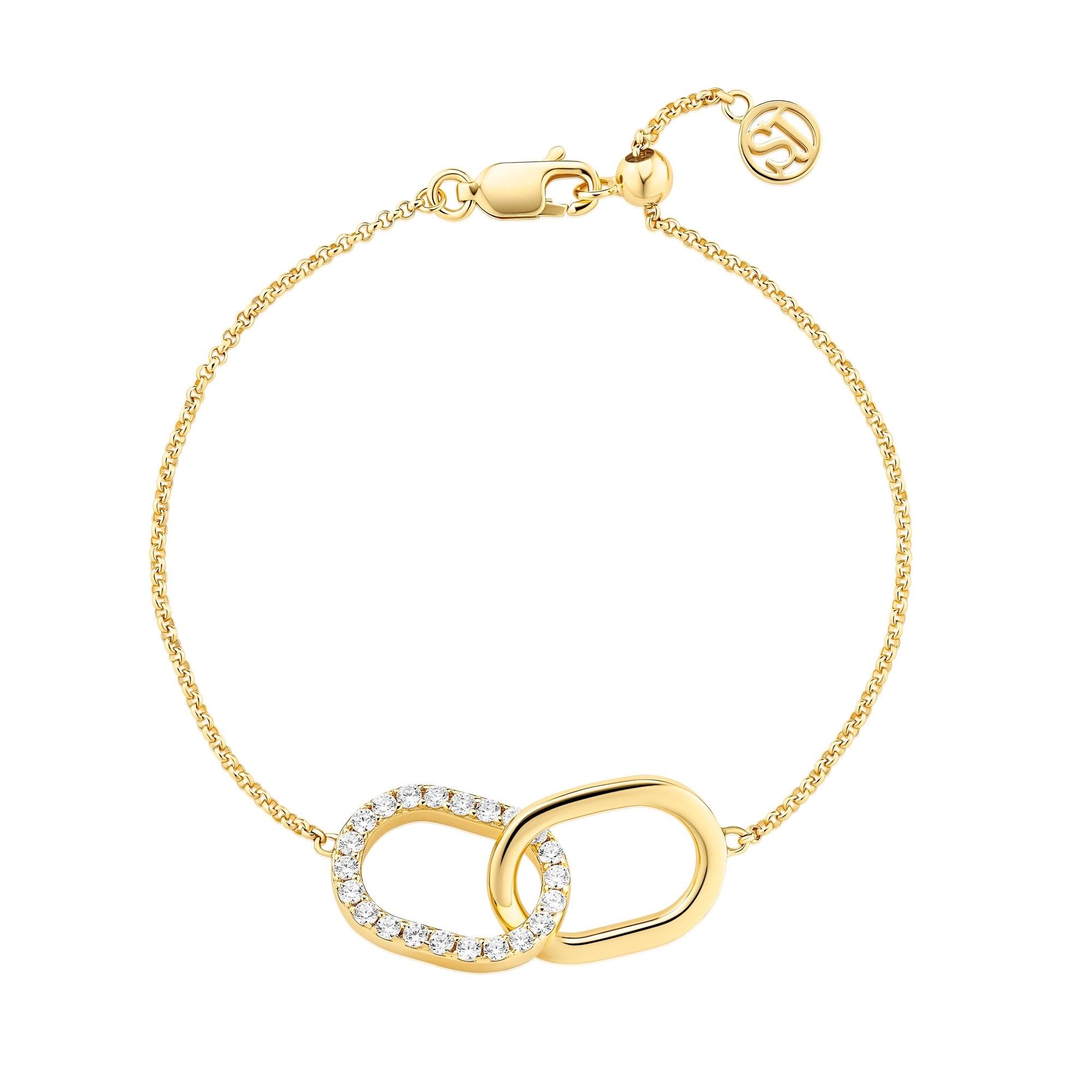 18k Gold-Plated Capizzi Due Piccolo Bracelet