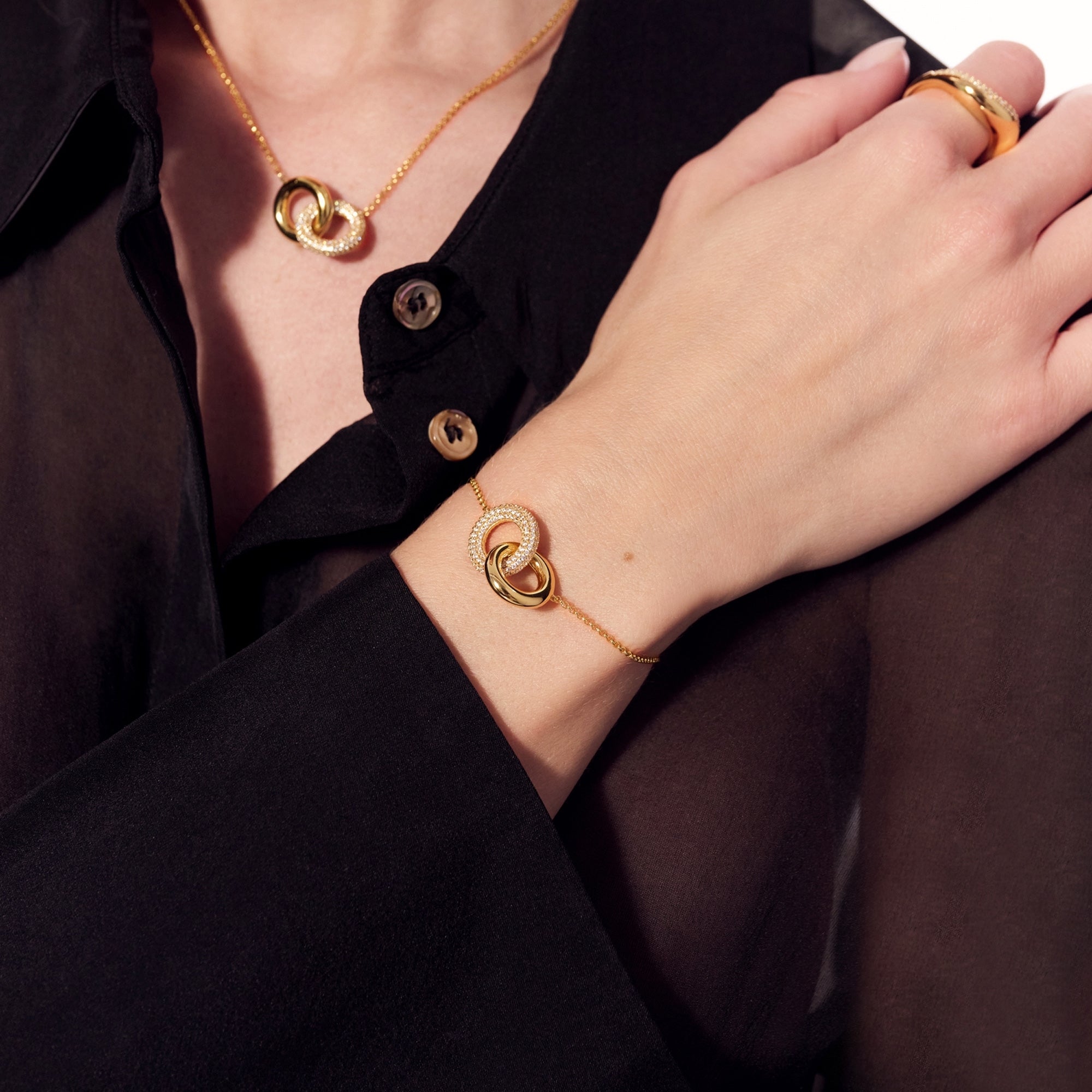 18k Gold-Plated Carrara Bracelet