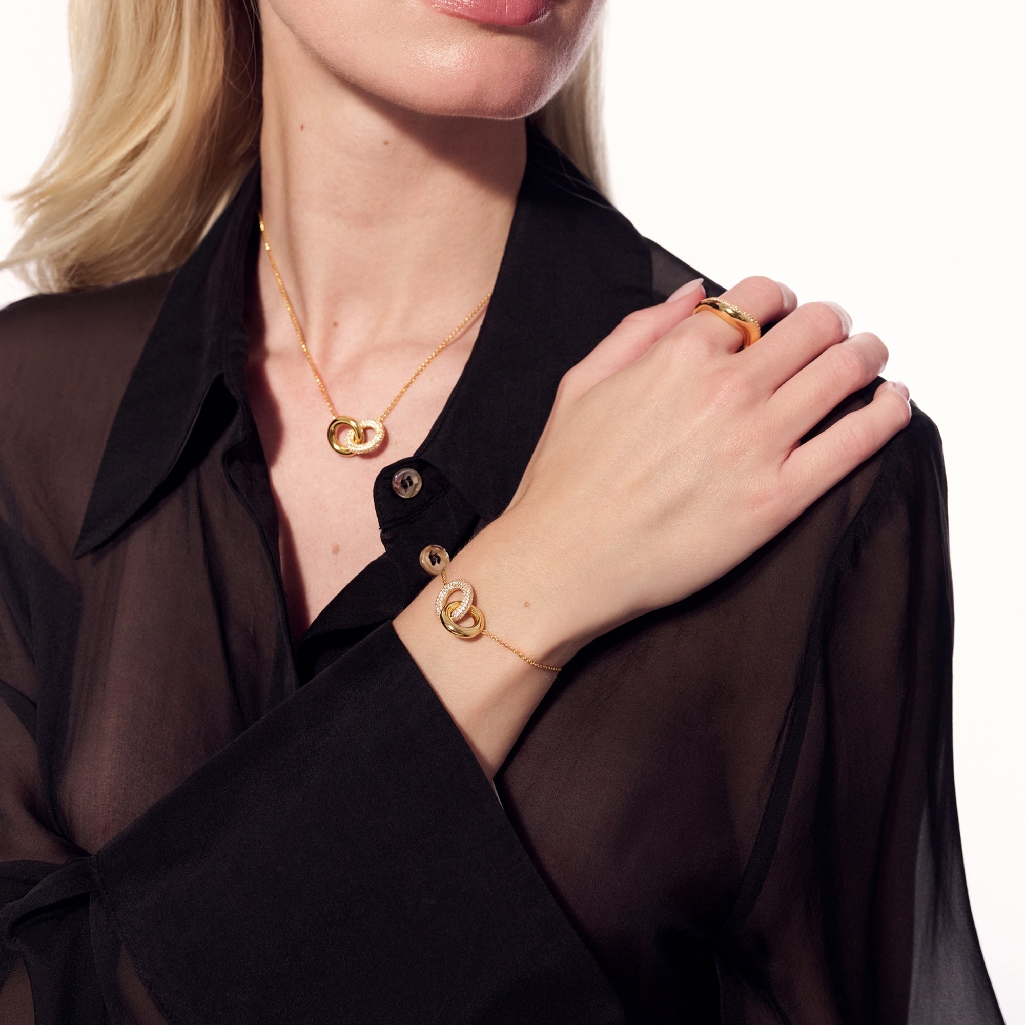 18k Gold-Plated Carrara Bracelet