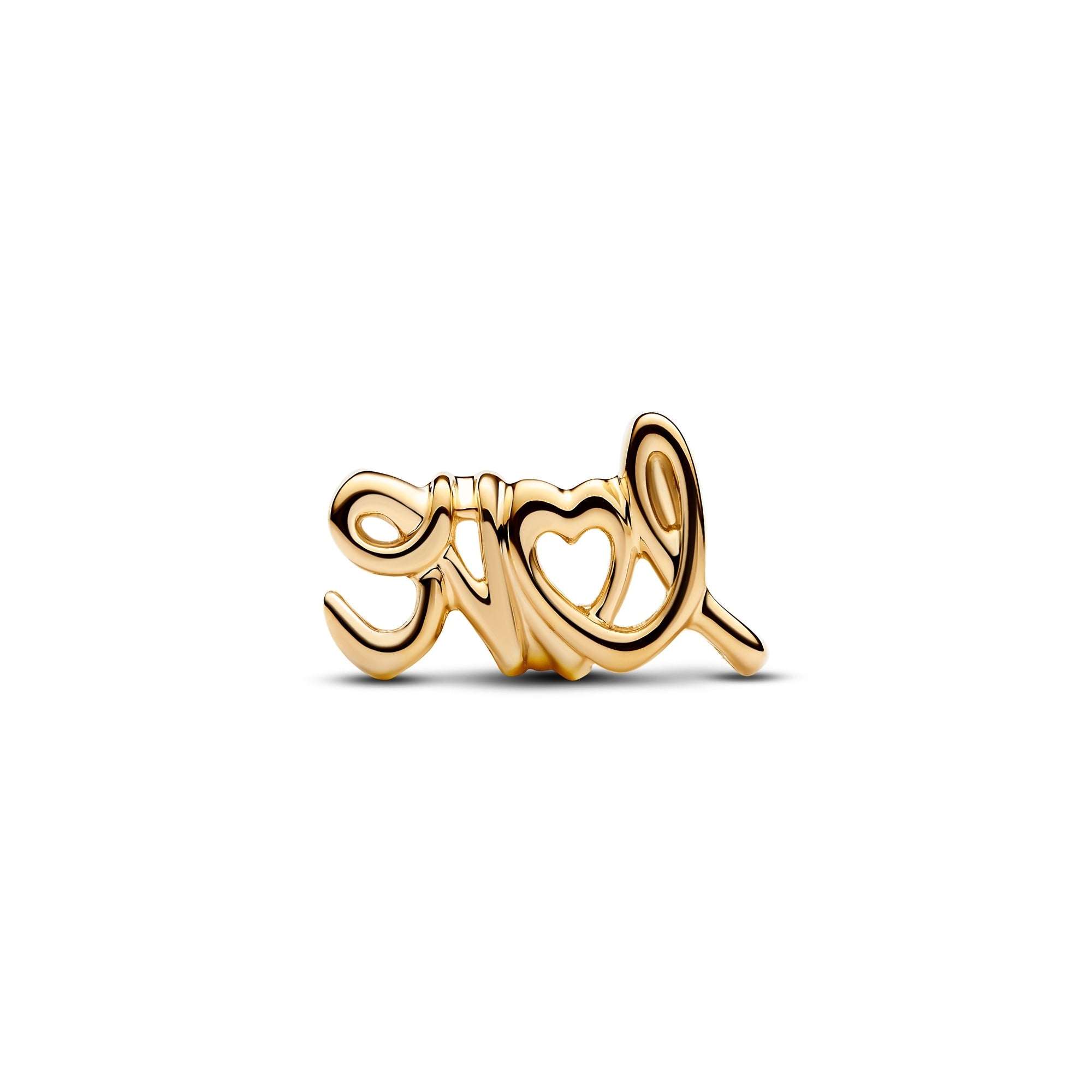 14k Gold-Plated Handwritten Love Charm