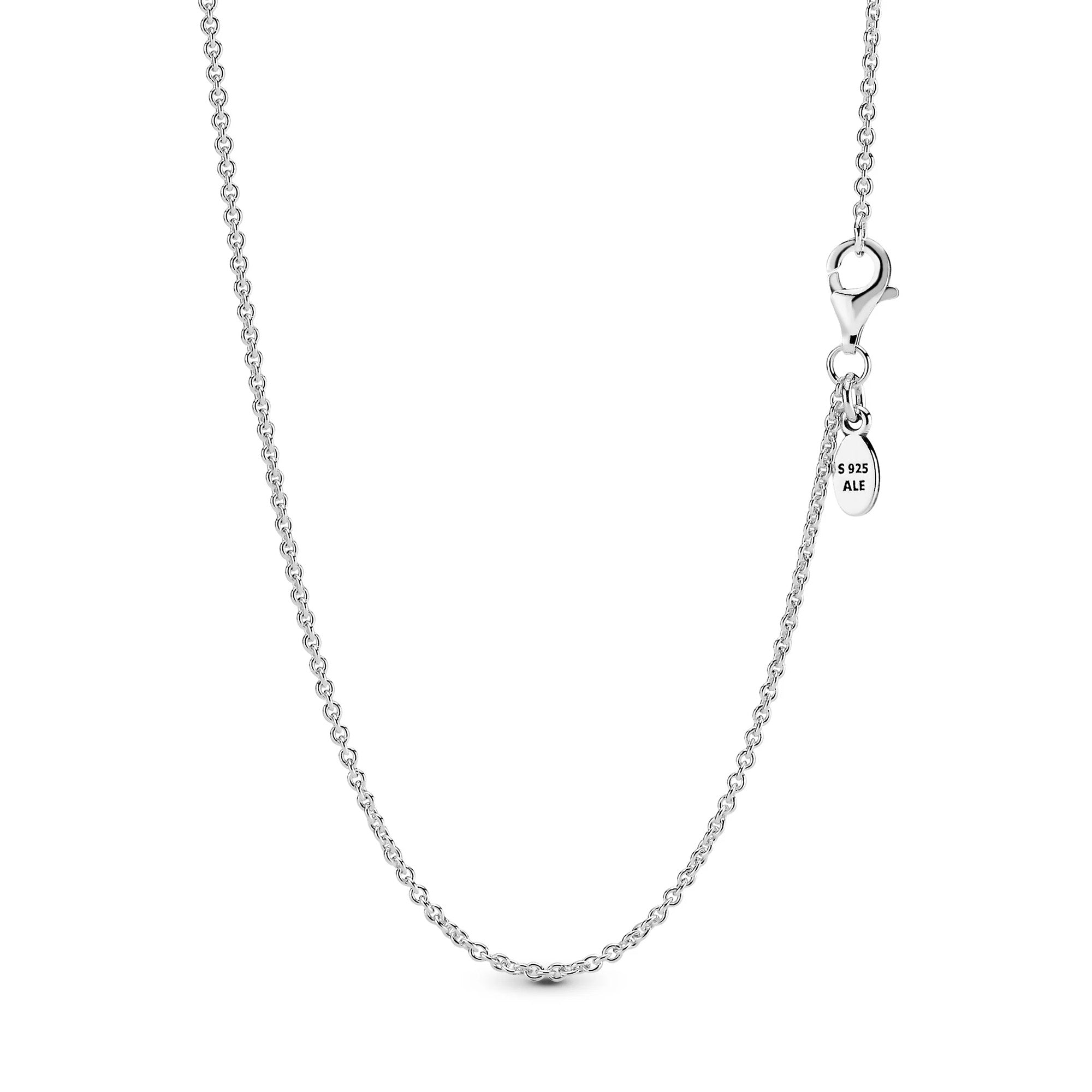 Silver Collier Necklace - 90cm