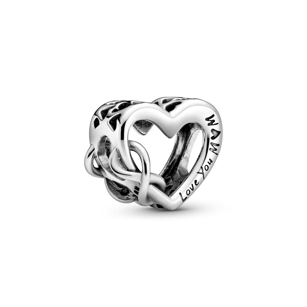 Love You Mum Infinity Heart Charm 798825C00