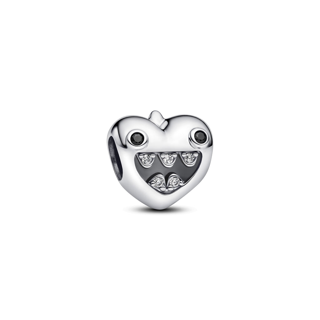 Mum's Little Monsters Heart Charm