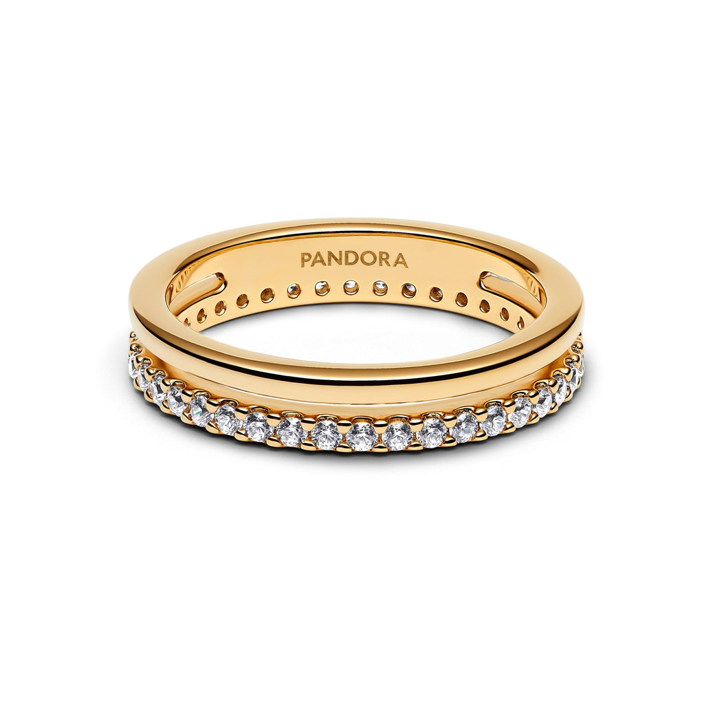 14k Gold-Plated Double Band Ring