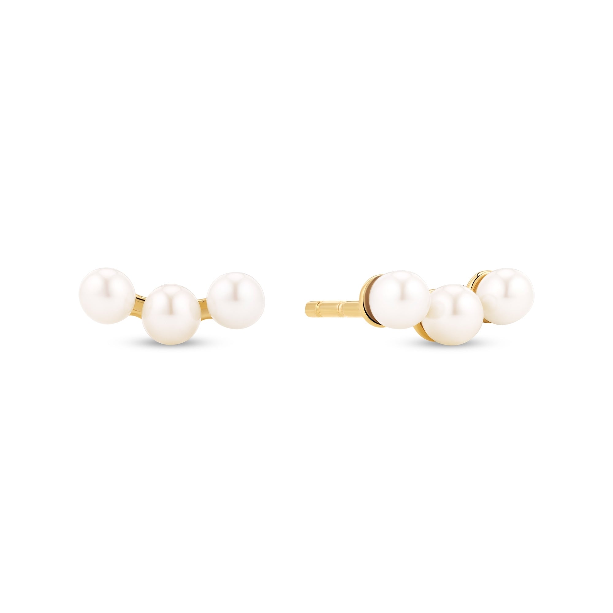 18k Gold-Plated Perla Tre Earrings
