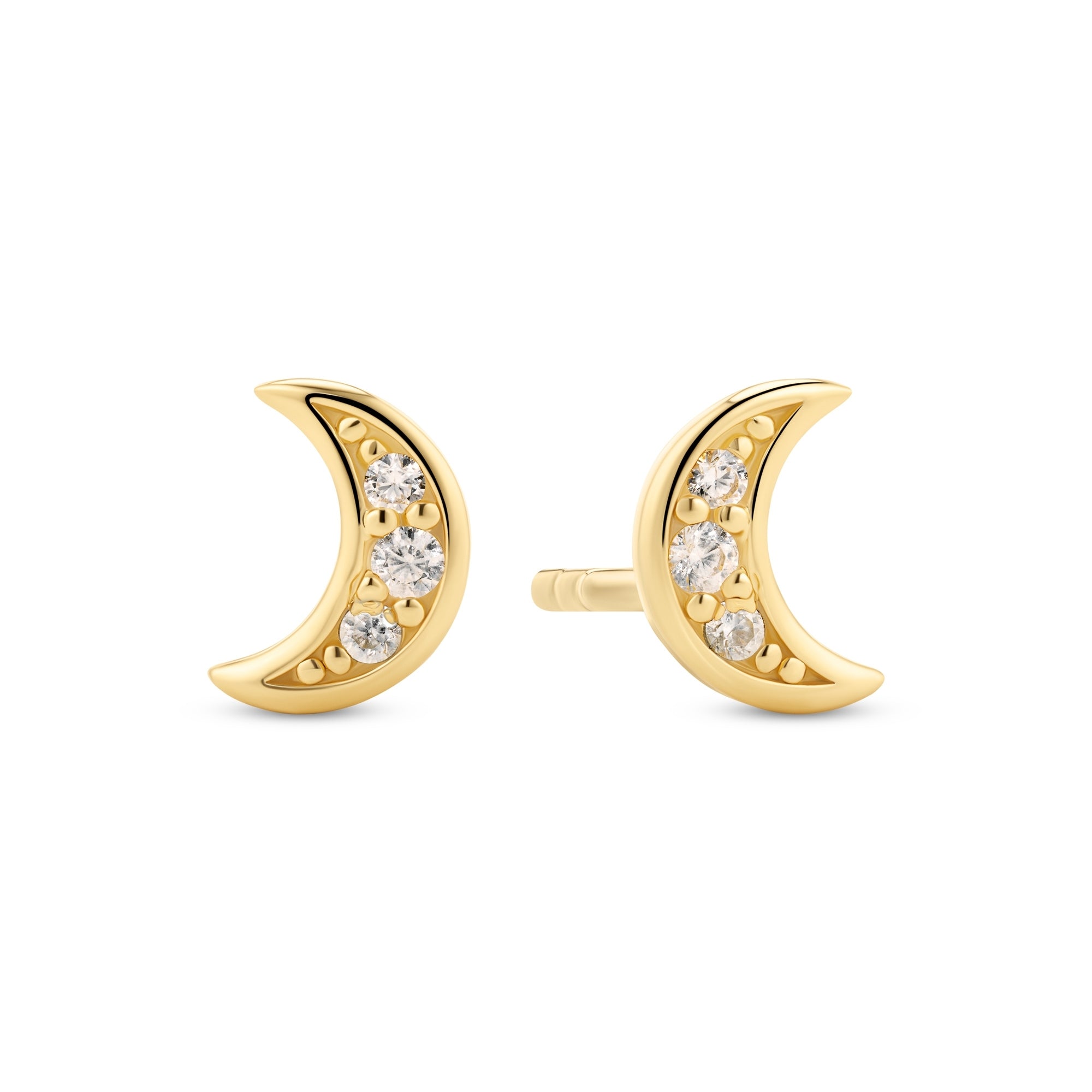 18k Gold-Plated Luna Earrings