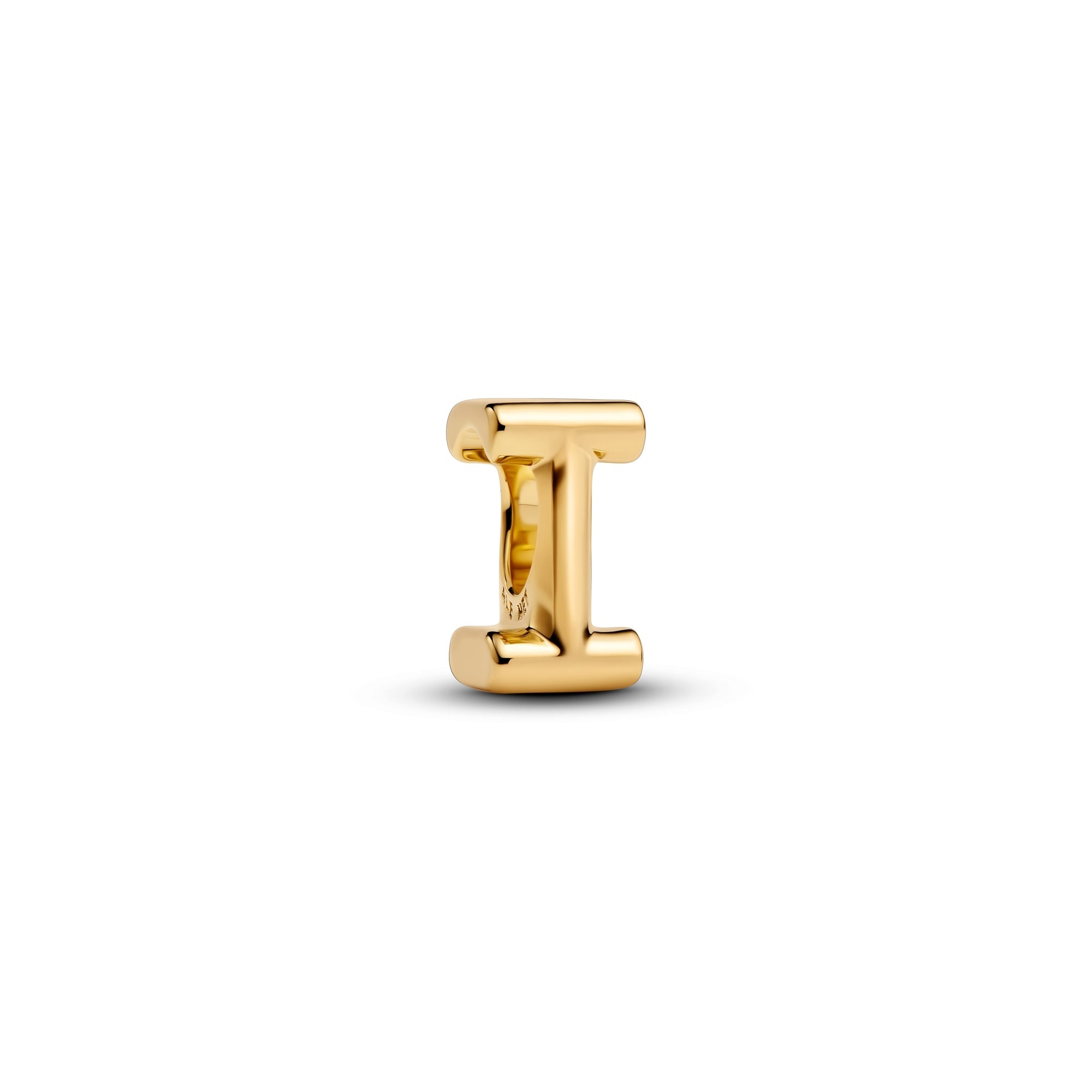 14k Gold-Plated Letter I Alphabet Charm