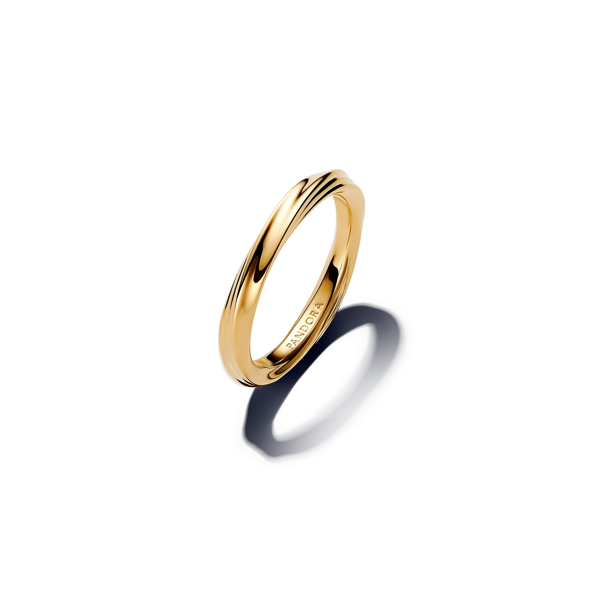 14k Gold-Plated Twisted Ring