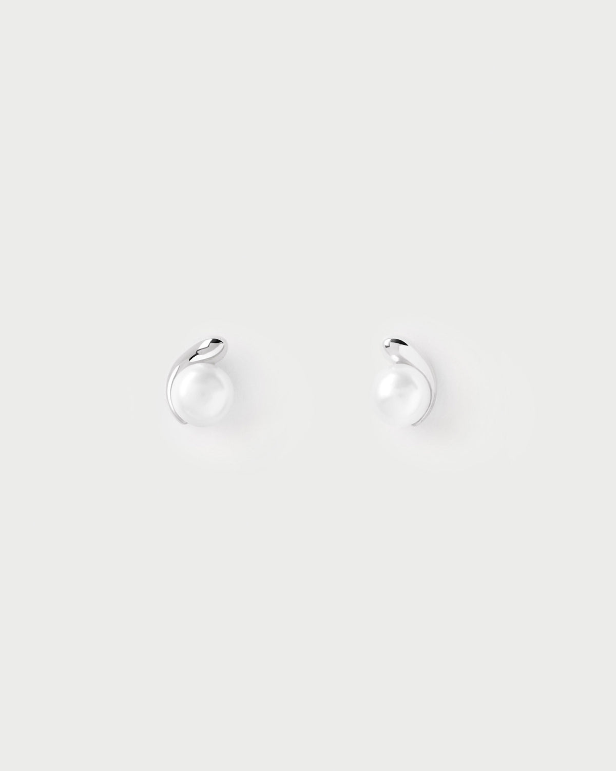 La Perla Mini Stud Silver Earrings