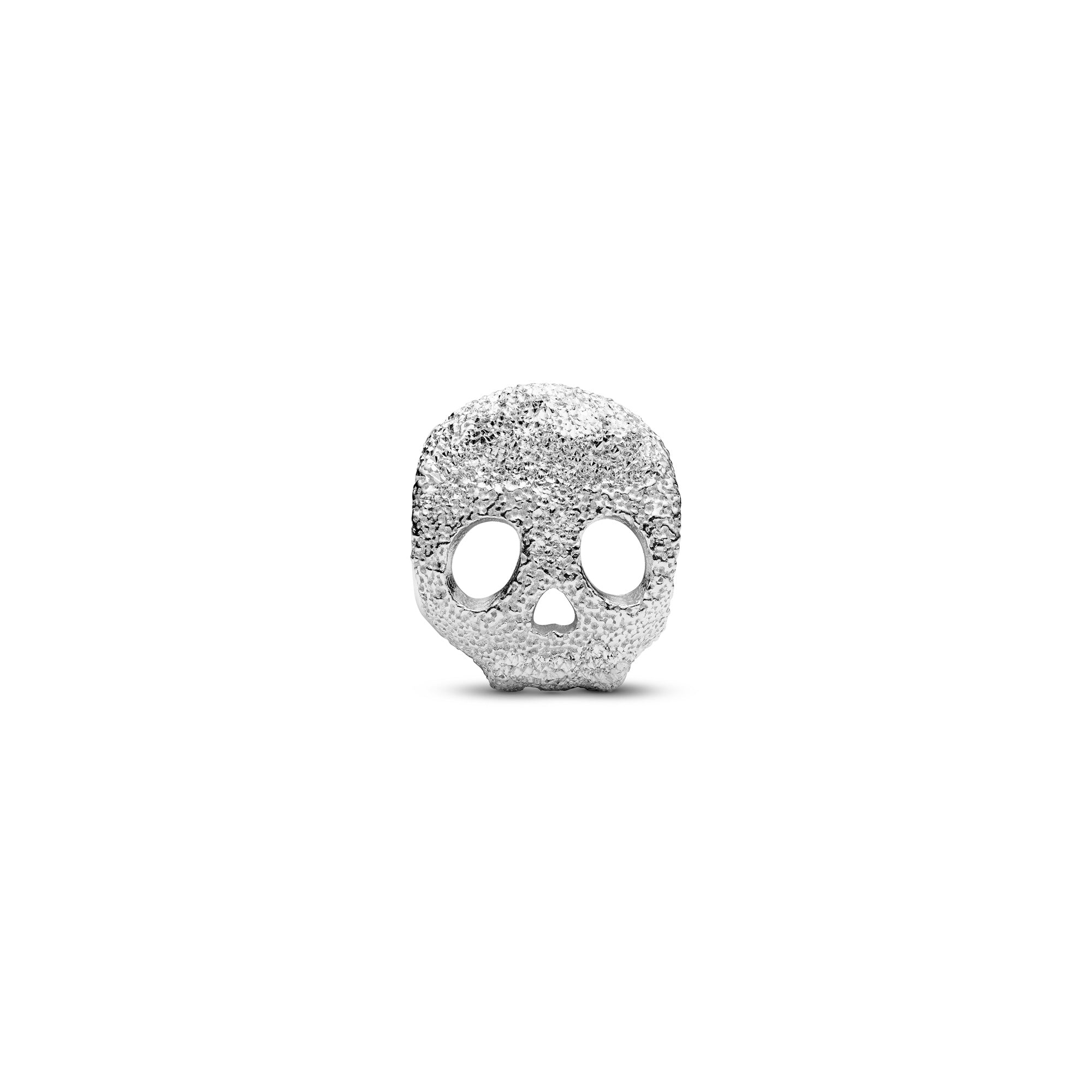 Textured Skull Mini Charm