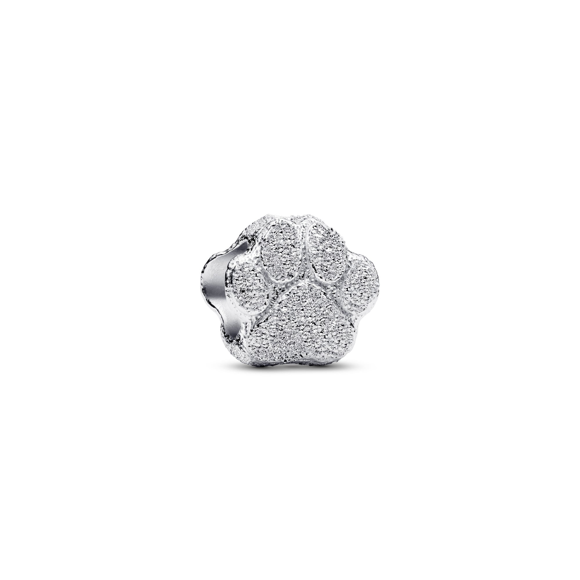 Textured Paw Mini Charm