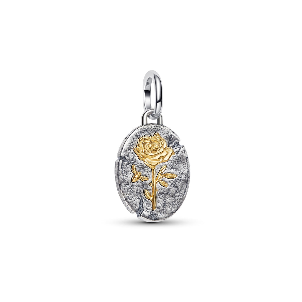 Rose Medallion Charm