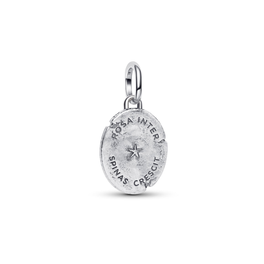 Rose Medallion Charm