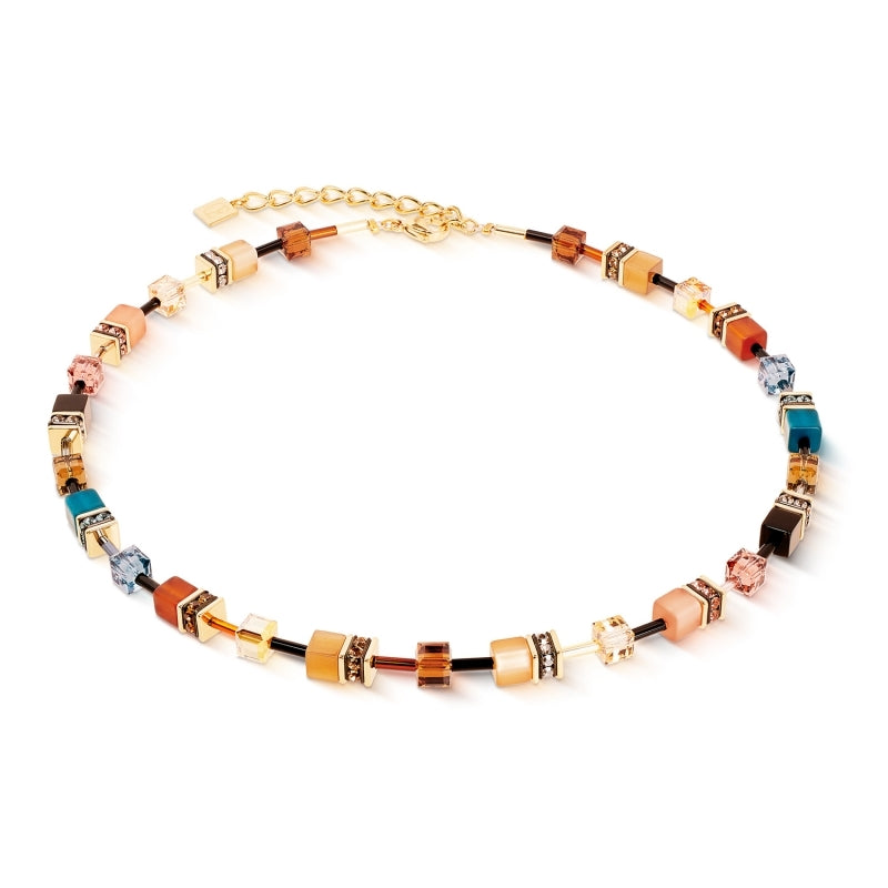 GeoCUBE® Iconic Earth Mirage gold Necklace