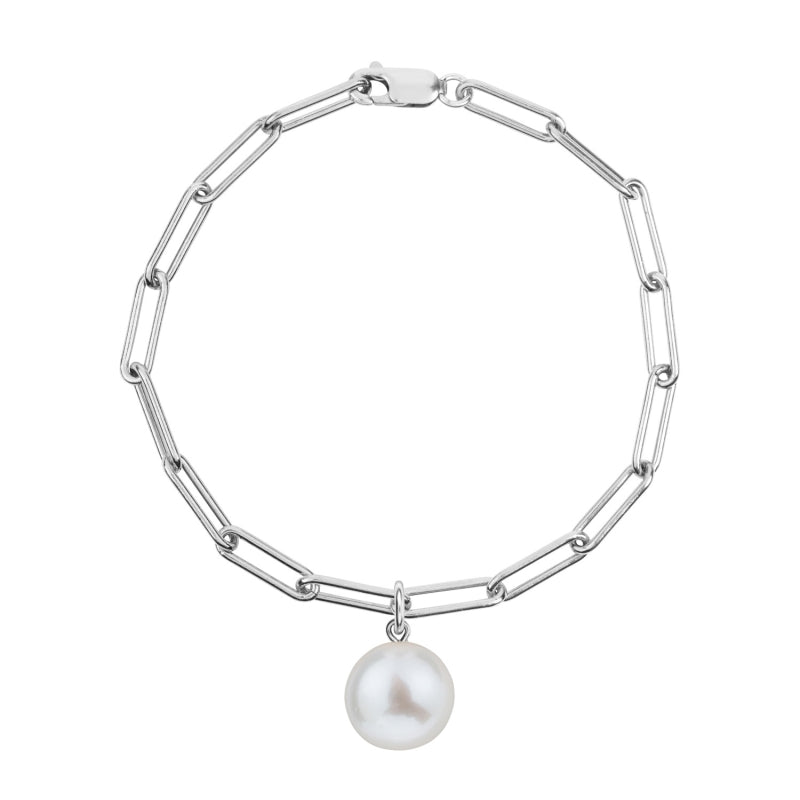 AETIA XL Pearl Bracelet - Silver
