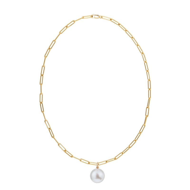AETIA XXL Pearl Necklace - Gold